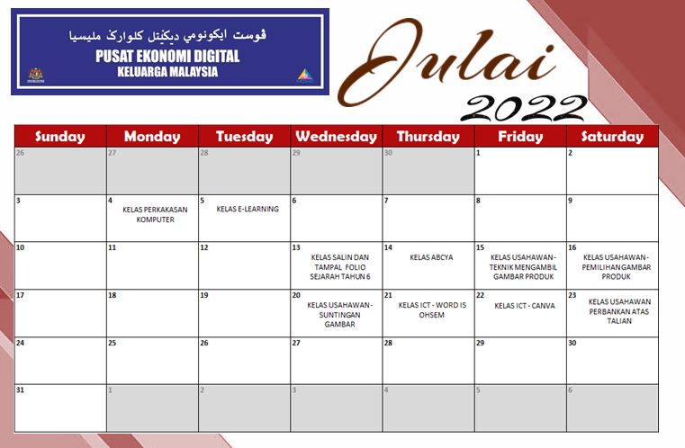 kalendar-julai-2022